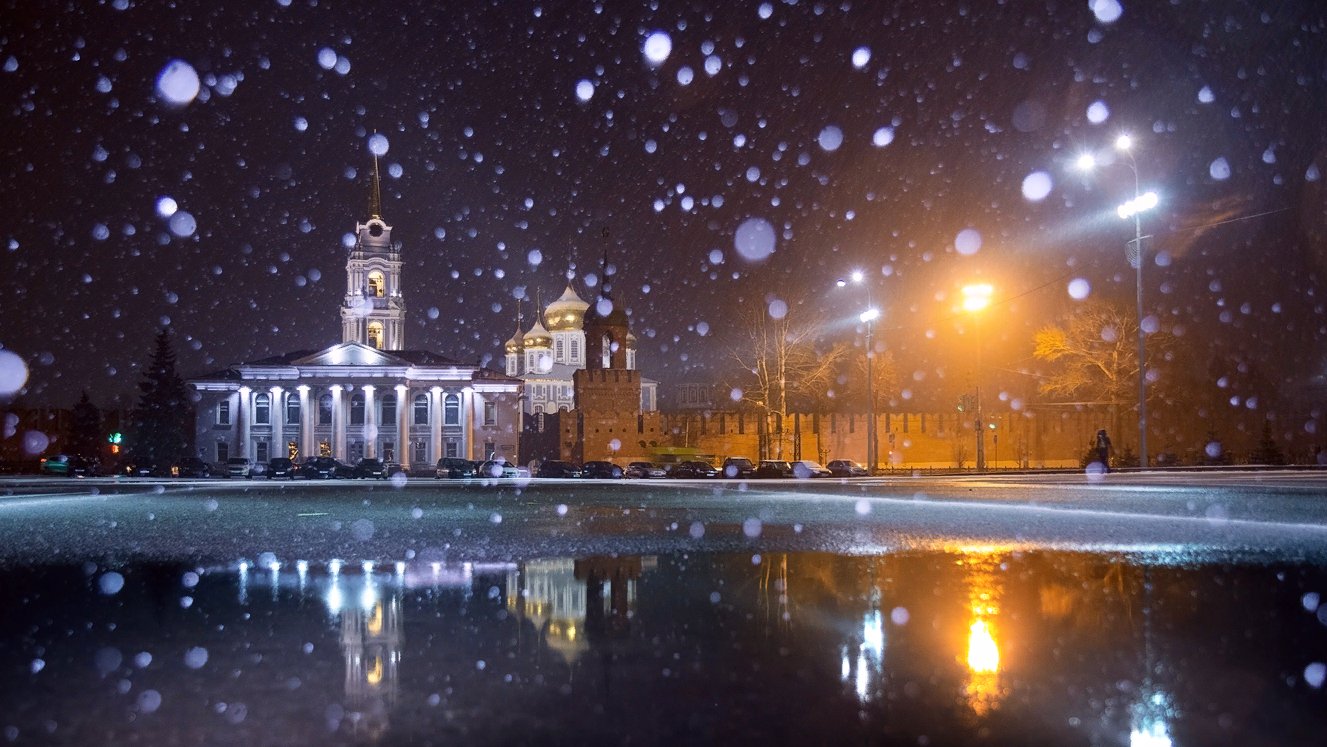 зимний городской пейзаж тулы фото модник