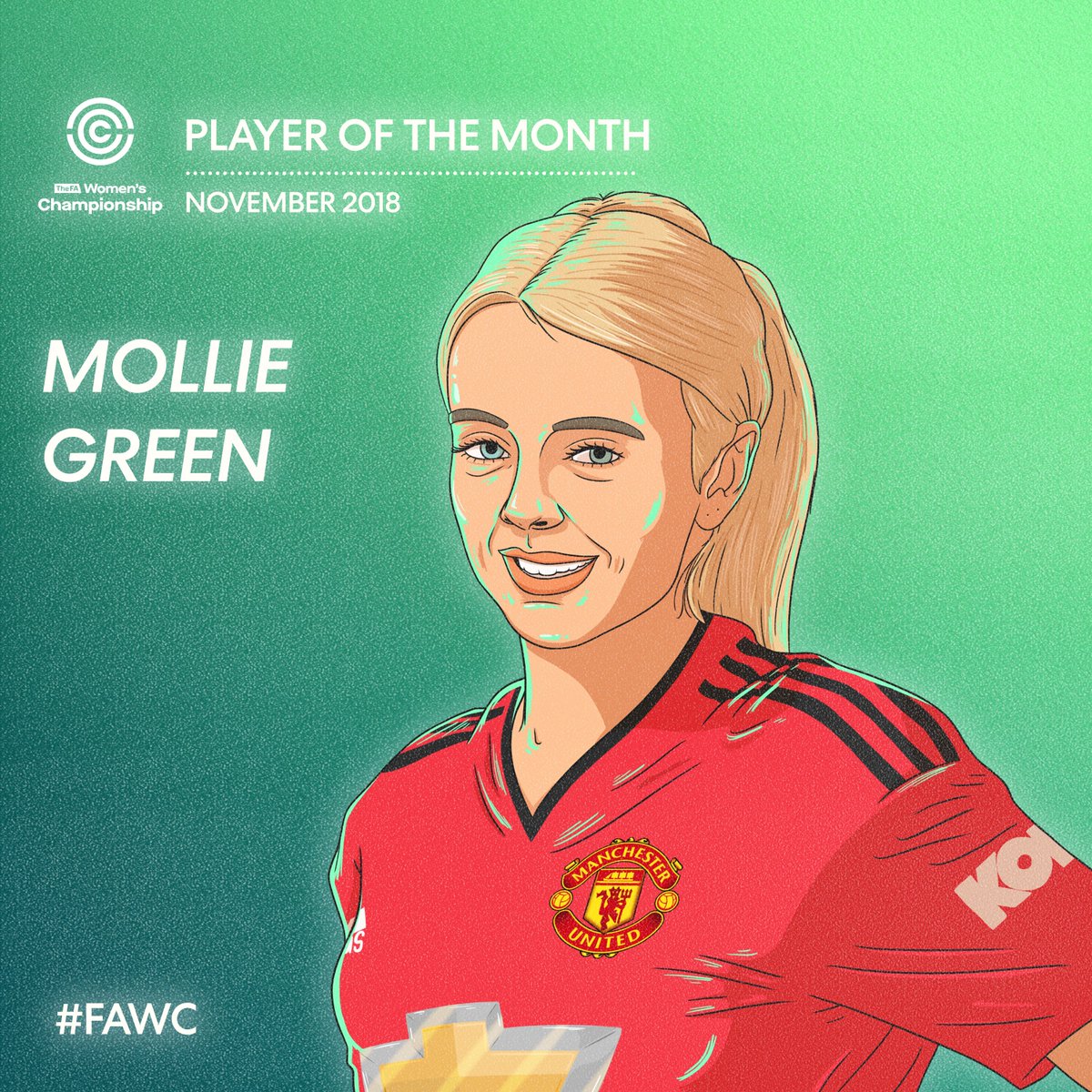 ✅ Three wins with @ManUtdWomen
⚽️ Five goals in #FAWC
🔥 @mollie_green97's November > everyone else's