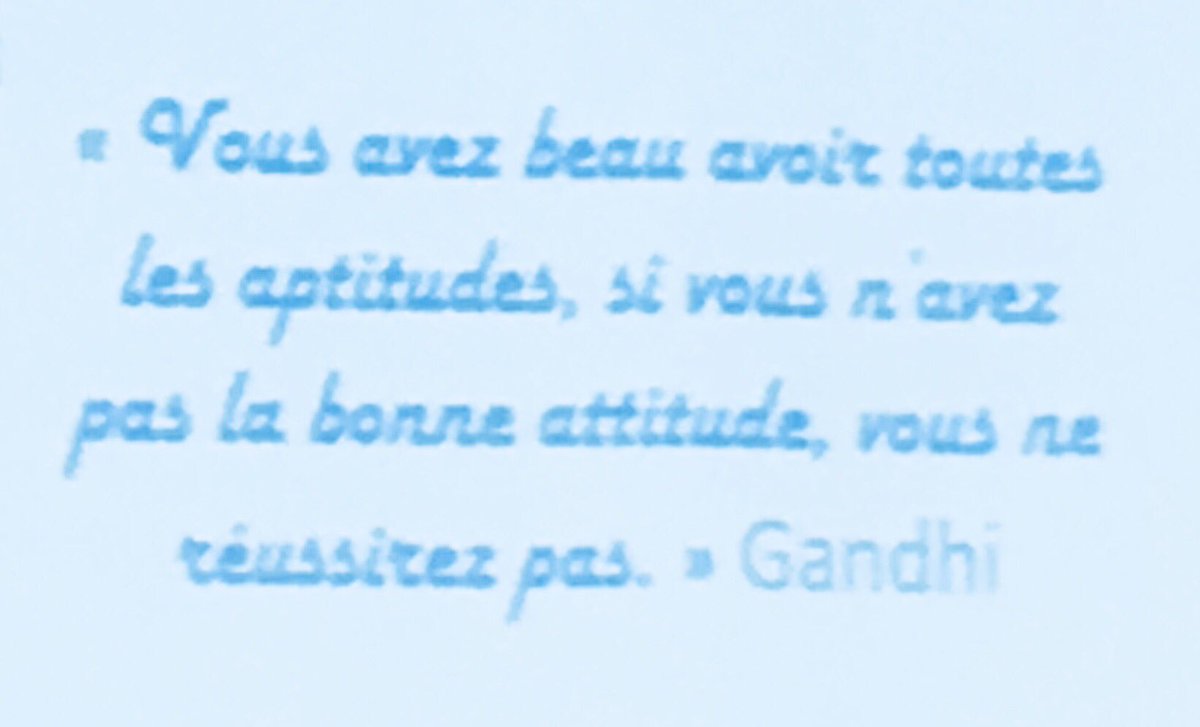 En rencontre de Directions. Belle citation #csviamonde