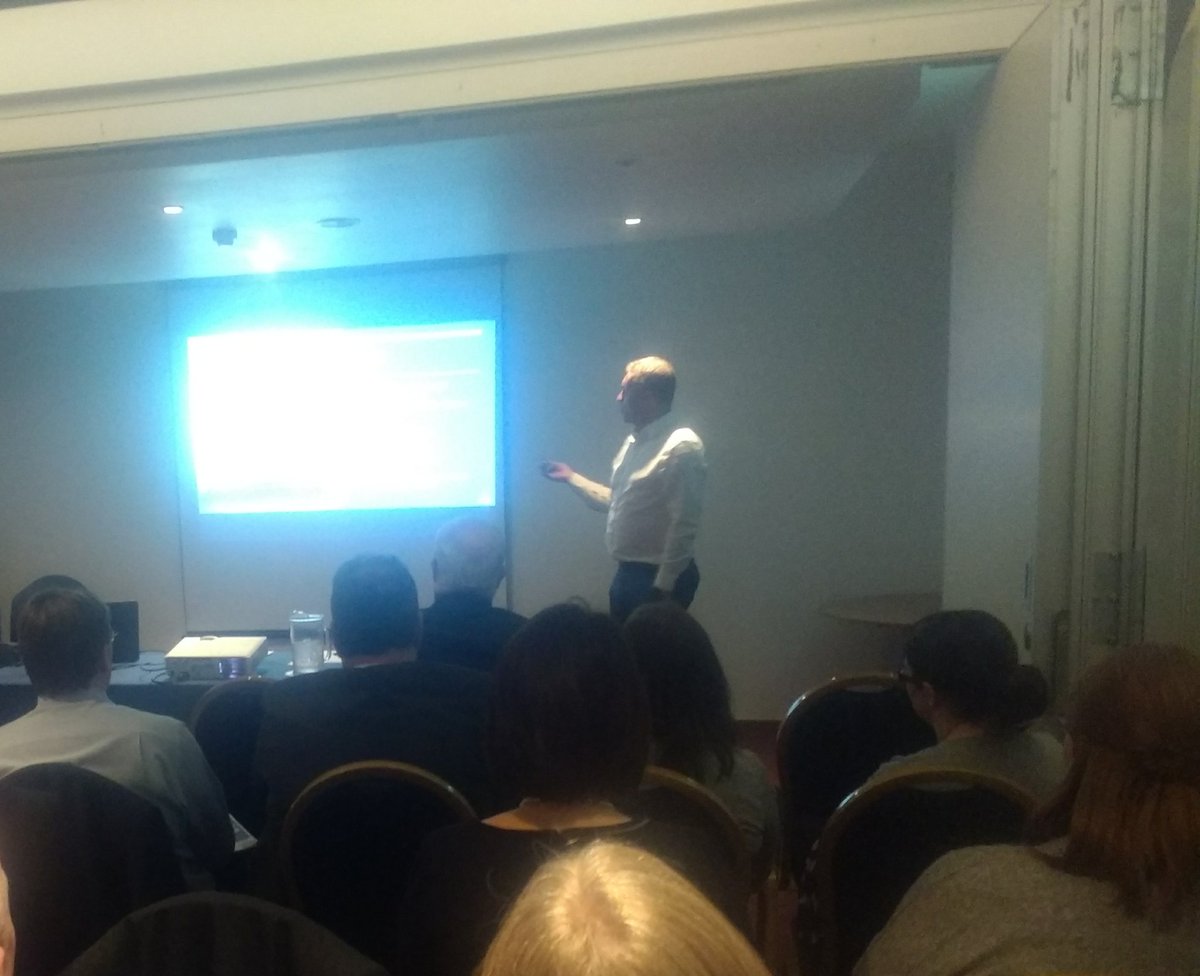 Financial modelling supremo @CastletonDoug giving the  #NIFHAFC18 crew the low down on financial modelling <a href="/NIFHA/">NIFHA</a> @CastletonTech #ukhousing #socialhousing