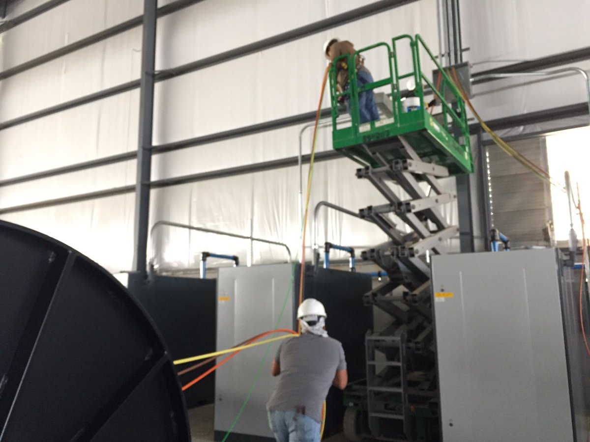 N5REL's tweet image. Payne Electric making quick work on a wire pull this morning on a job in Sulphur Springs, TX with #SimPull solutions provided by @ElliottElectric and @Southwire