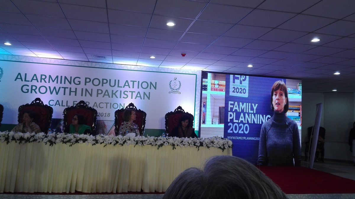 @ChongheeH Beth video message in population symposium today at Islamabad