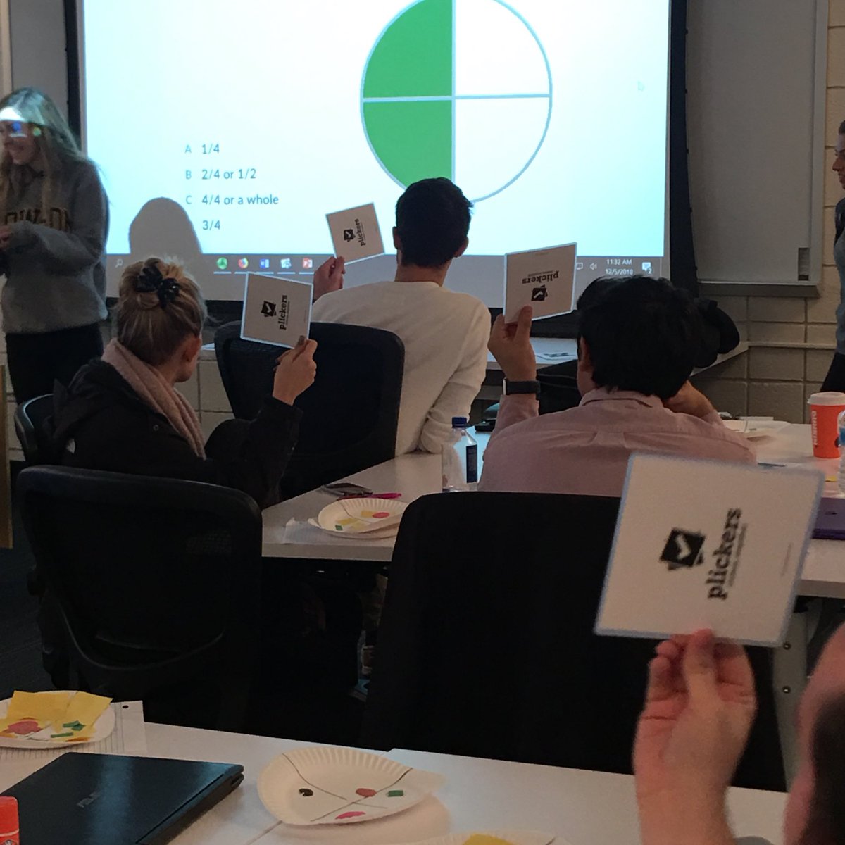 LisaTwissEdD's tweet image. @plickers #TowsonISTC are using your tool seamlessly for formative assessments. Thanks!