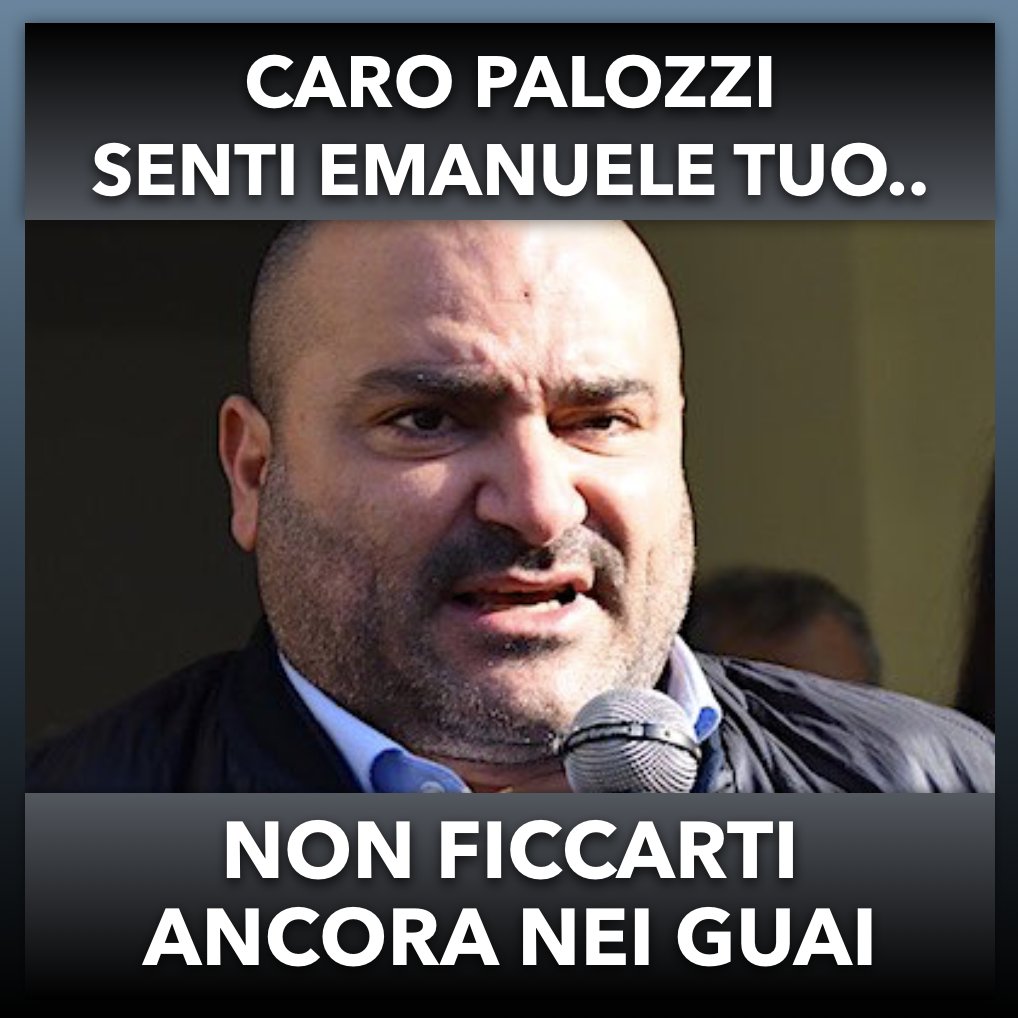 Caro #AdrianoPalozzi, senti Emanuele tuo.. Lascia stare con la politica, goditi questa piena libertà e cerca di non ficcarti nuovamente nei guai.  goo.gl/wVDoAe