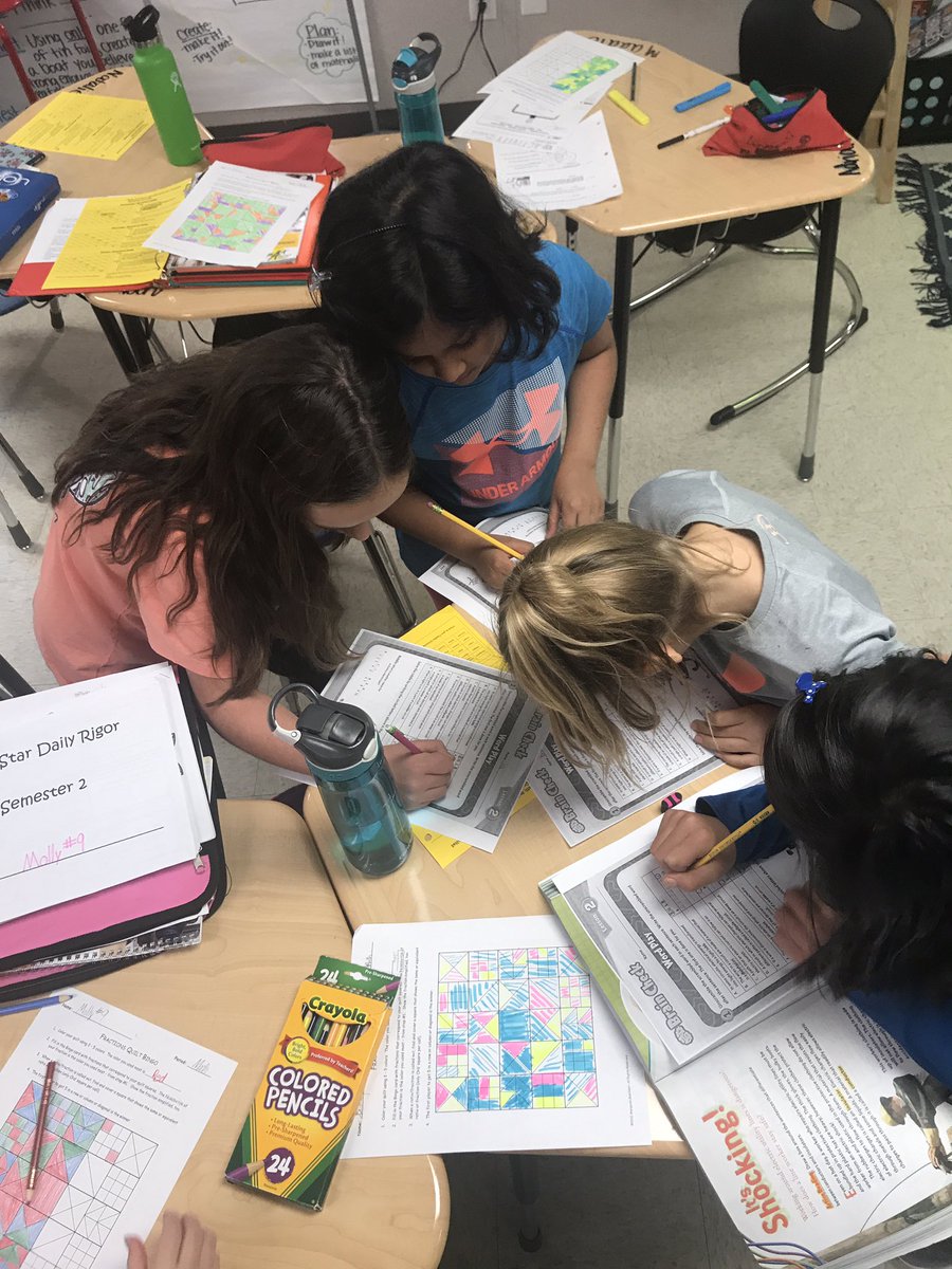 ScheffkeSays's tweet image. #champions work in collaborative groups to complete their #brainchecks on #electriccircuits! ✌🏽💜🐯💡🔌🔋 @principalwch