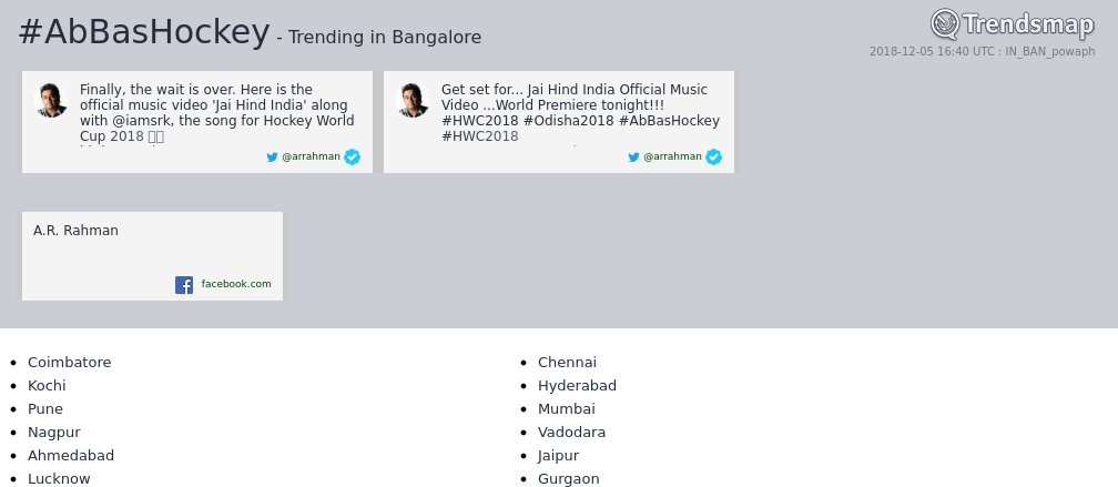 #abbashockey is now trending in #Bangalore

trendsmap.com/r/IN_BAN_powaph