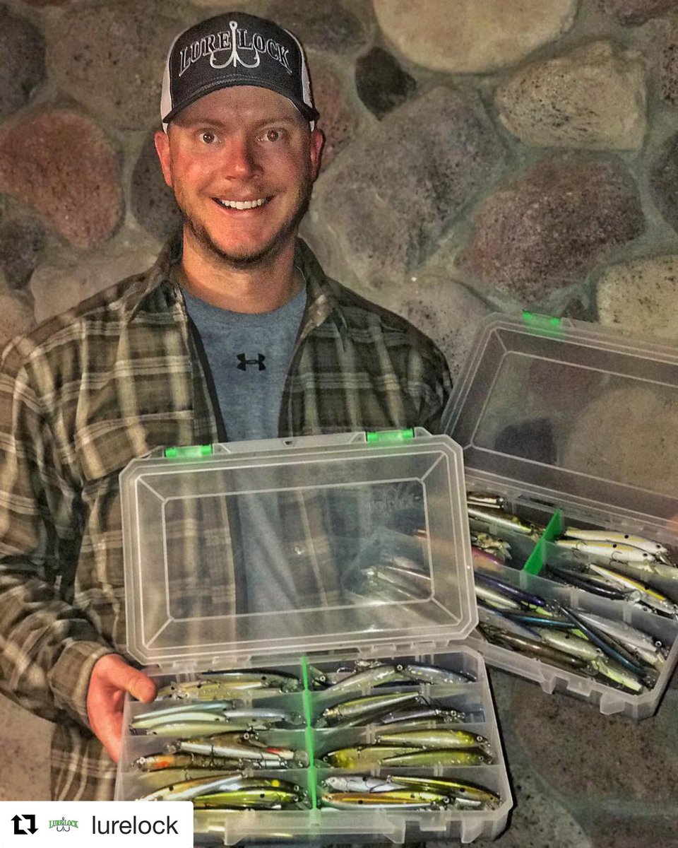 Lure Lock Pro and Bass Pro Tour angler @jonathonvandam is gearing up for an exciting year on the water! “Fishing a jerkbait is a key technique I rely on and keeping them organized is key. I use #LureLock boxes to organize the size and dive depth.”