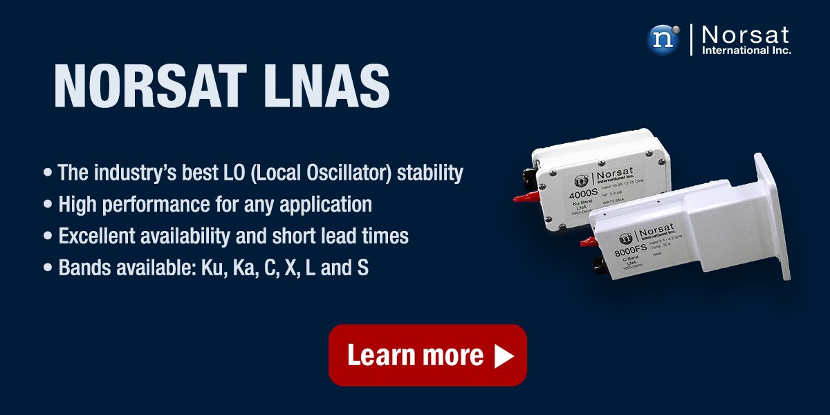 Norsat International Norsat S Low Noise Amplifiers Provide Global Signal Reception For Satellite Communications Visit T Co Up5gbnwqzw To Know More Available In Six Bands Ku Ka C X L And