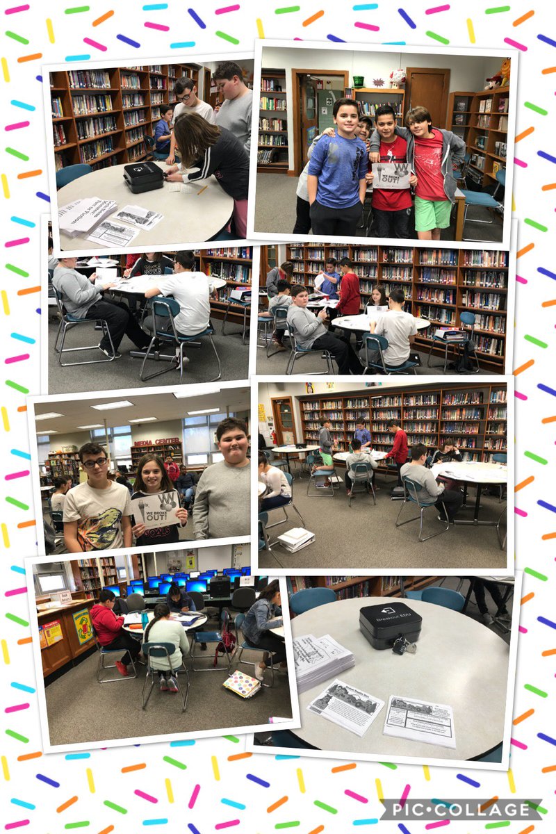 dolanraiders's tweet image. Mrs. Cinelli’s 6th grade Reading class enjoyed doing a BreakoutEdu “escape room” challenge today to practice their inferencing skills! #spsmind #spschallenge