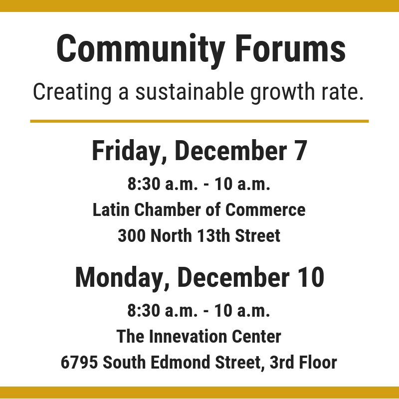 NSCAlumni's tweet photo. Join the upcoming forums seeking community input on creating a sustainable growth rate, as well as the overall vision and direction of Nevada State College. We hope to see you there! #NSCCommunity #WeAreState https://t.co/LKwQgx6i5q