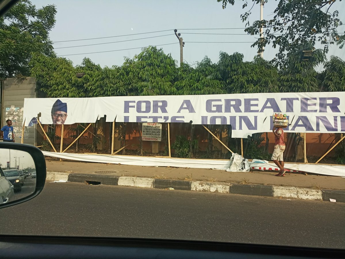 Jubril A Gawat On Twitter The Very Big Banner Of The Lagos Apc