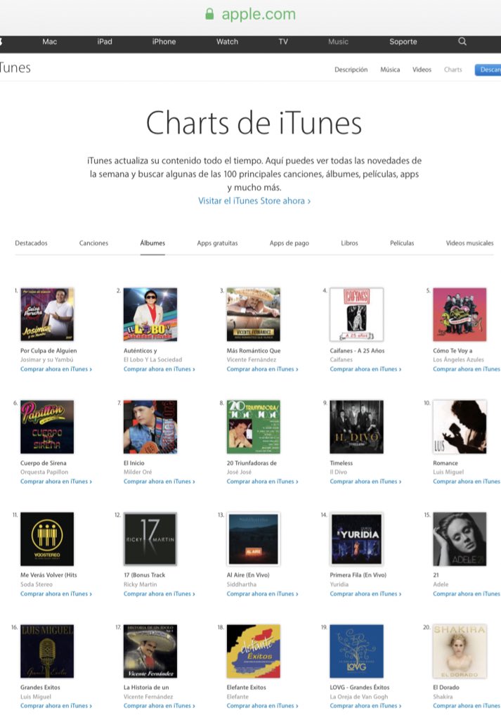 Yuridia_HN's tweet photo. @yuritaflowers continua en el #TopChart de @iTunes #Mexico con su álbum primera Fila, ubicándose en la posición número 14. #Desierto #PrimeraFila #YuridiaHonduras #Music #YuridiaMusic https://t.co/FUConUROmr