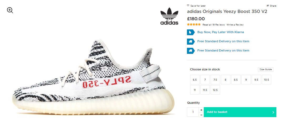 jd sports yeezy zebra