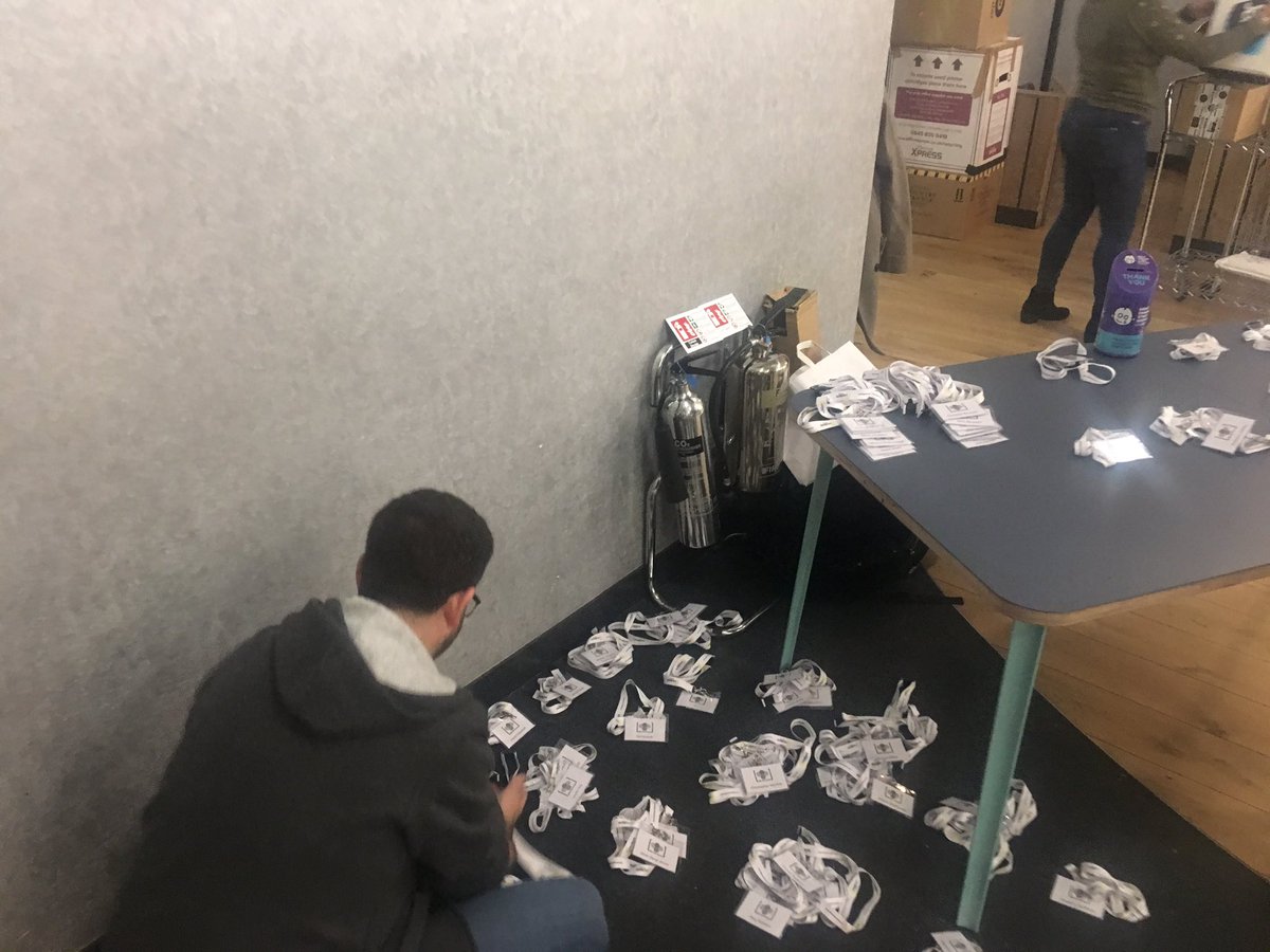 qlikdevgroup's tweet image. Sorting the name badges out for this evenings #QlikDevGroup #london