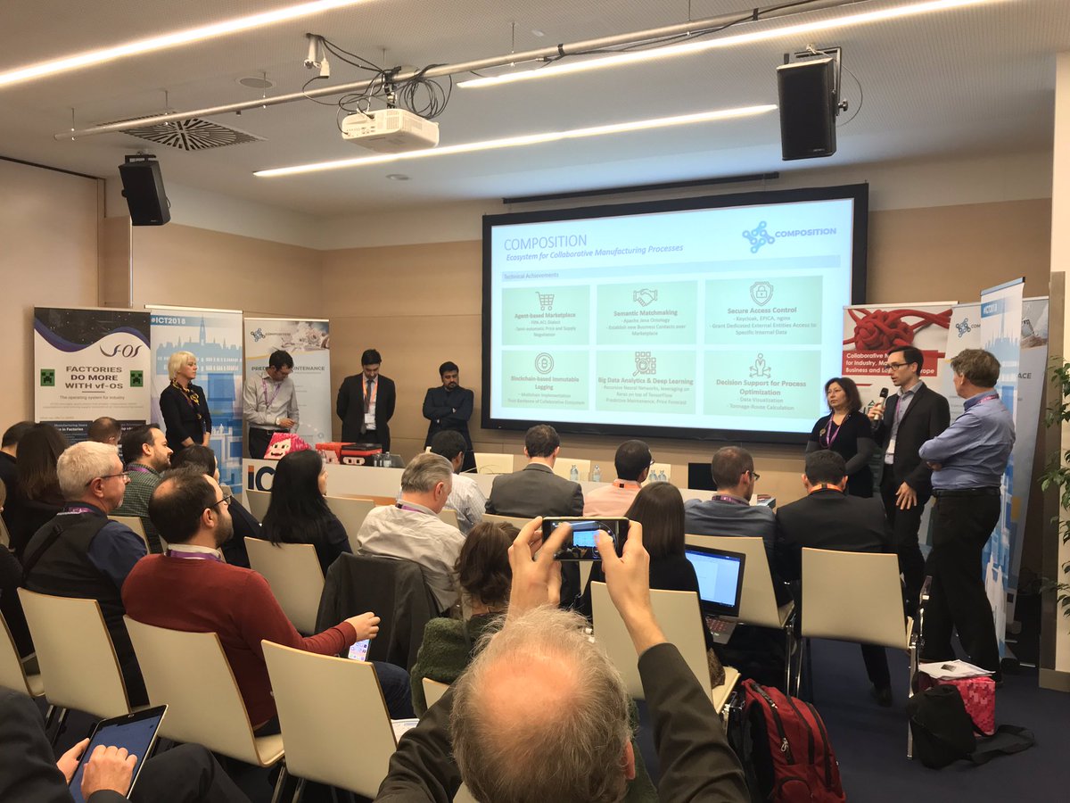 NimbleProject's tweet image. More pictures from the networking session #Federated #SmartFactory #Ecosystem. @ICT2018 #ICT2018 #Vienna @EFFRA_Live @H2020Digicor @Composition2016 @DigIndEU @Sbg_Research