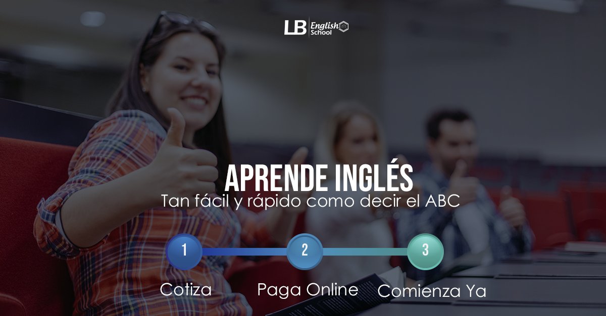 lbenglishschool's tweet photo. INGLÉS TAN FÁCIL COMO EL ABC
A- ¿Cuál programa de inglés me conviene realmente
B- ¿Estará ajustado a mi horario y necesidades?
C- ¿Tendré el presupuesto para cursarlo?
#ingles #quito #uio #clases #cursos #online #aprendeingles https://t.co/Q9BLS9Qz7Q