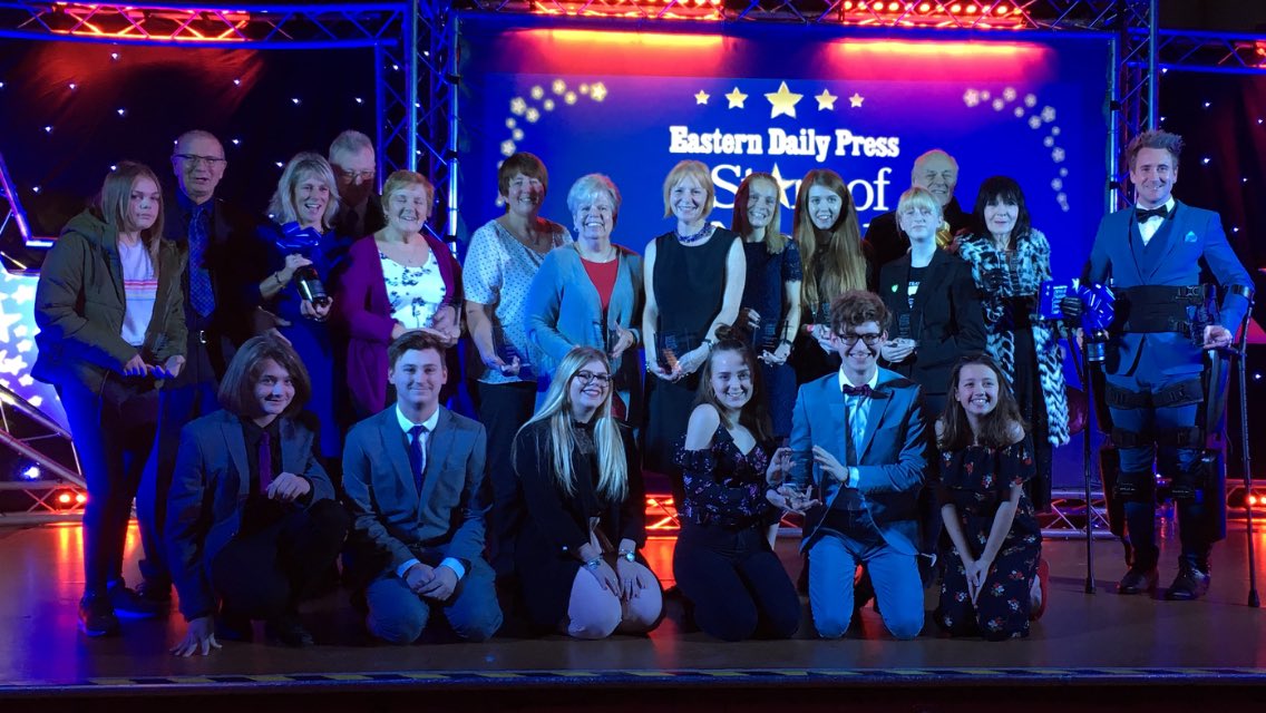 Peter__Cook's tweet photo. What a great #StarsOfNorfolk awards tonight. Congratulations to all finalists, great hosting by @NickConradtweet and well done @David_Powles and team. https://t.co/Ay8WpZBsI6