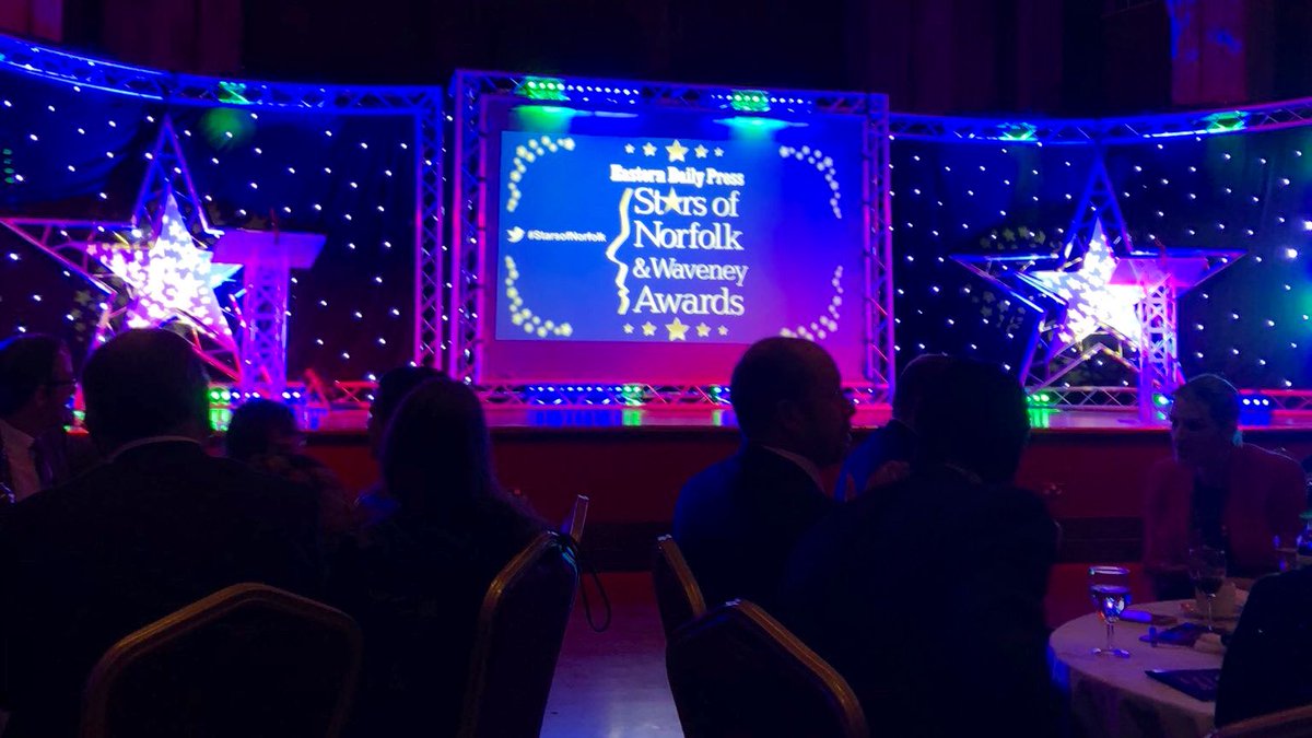 FlagshipHousing's tweet photo. A fantastic evening attending the @StarsofNaW 2018 awards! Congratulations to all the winners. #StarsOfNorfolk #StarsOfNaW #StarsofNorfolkandWaveney2018 @EDP24 https://t.co/GRE0mwdVcA