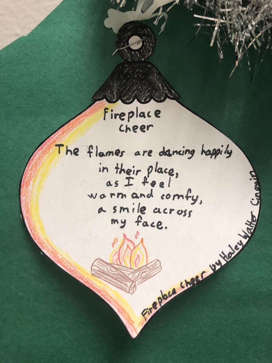 bsammer's tweet photo. My favorite activity every year: the poet tree. My kiddos always make it so beautiful with their poems! 🎄😍#misdproud #misdhappy #misdmpe @MtPeak_Elem https://t.co/rIeI5GsIWB