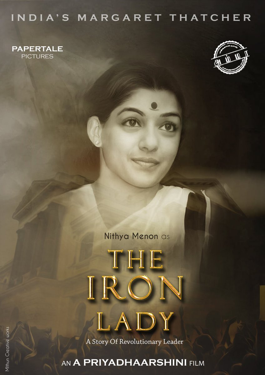 DirPugal's tweet photo. Wonderful efforts... Kudos to your Creativity.
@MithunCreativeworks💕💐 

#JayalithaaBiopic
#TheIronLady #Jayalalithaa #Amma 
@priyadhaarshini @MenenNithya @jayalalitha_j #Nithyamenon #Priyadhaarshini 

#MithunCreativeworks https://t.co/zwtqZXPGZz https://t.co/XcK5m0SBl6