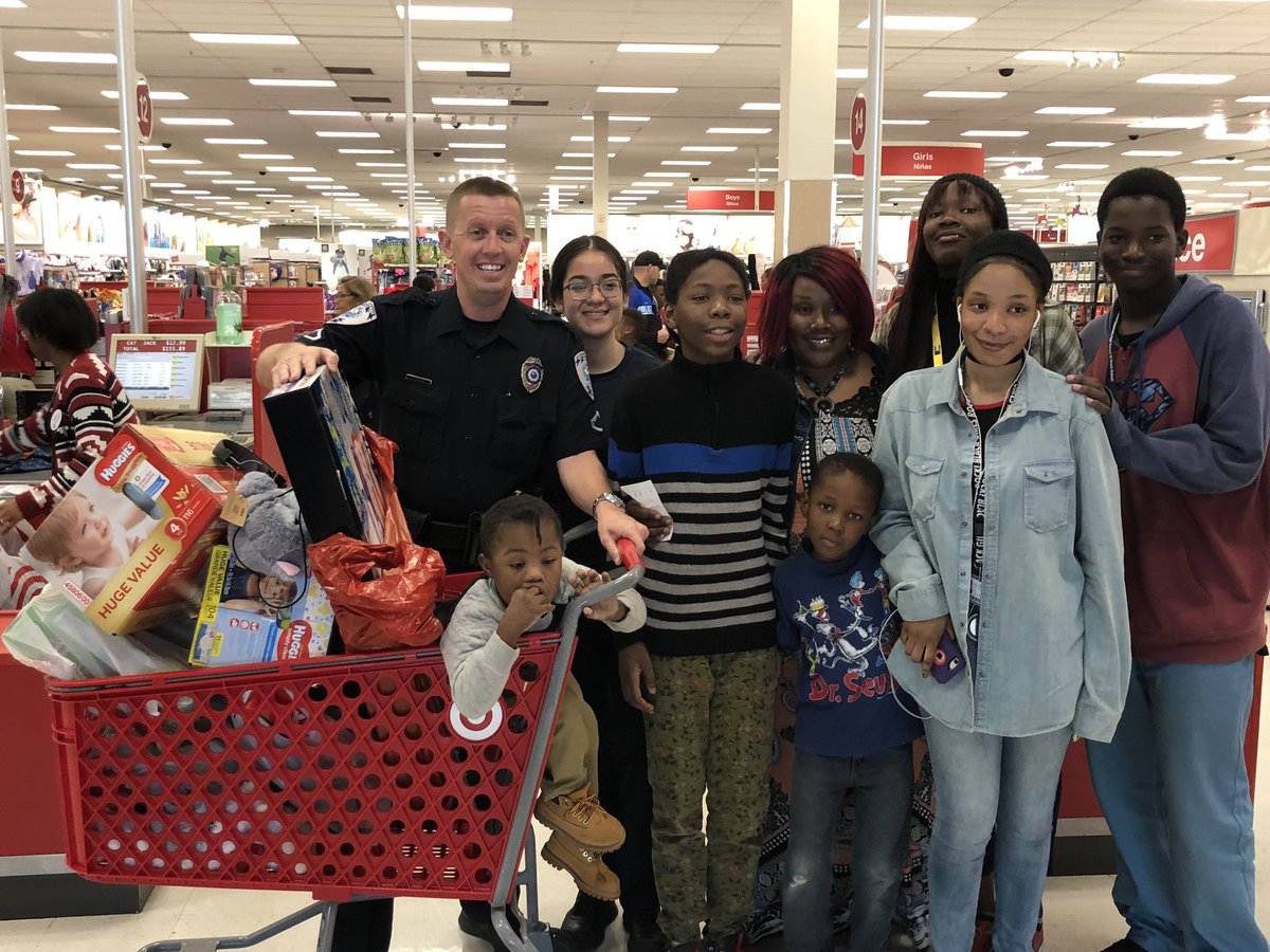 wpbpolicefound's tweet photo. Come on down to Target. Shop With A Cop going on now. https://t.co/e38wRKCqGt