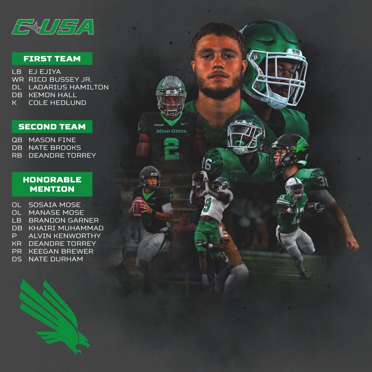 Selfless. Tough. Disciplined. Proud of these guys for all the work they’ve put in from last January until now!! #AllConference #GMG #HardworkPaysOff