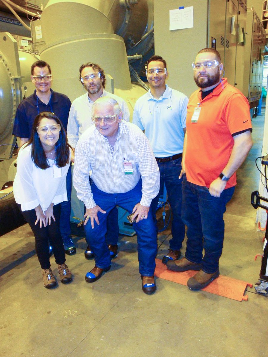 meengineersinc's tweet photo. .@Rangers, Manhattan Construction, @tdindustries and ME Engineers attended the factory fitness test for a new Trane chiller that uses next-generation R514A refrigerant. We're excited to provide the Rangers with a proactive, sustainable solution for their central plant! #ME_work https://t.co/u3xAsSESPu