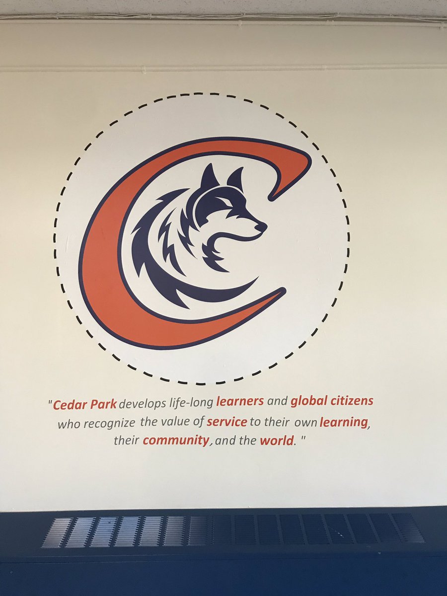 DrShanAnderson's tweet photo. Sprucing up for MYP visit tomorrow. #ibo #cedarparkpride #BSD https://t.co/3VqvR9aYkV