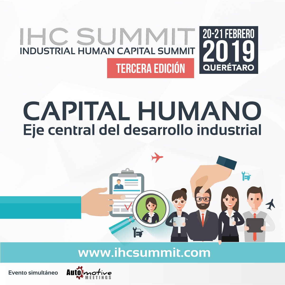 ihc_summit's tweet photo. "Industrial Human Capital SUMMIT 2019" 
Asiste a conferencias, áreas de exhibición, espacios para networking y la participación junto a Líderes expertos.
 #Industria #Querétaro #IHCSUMMIT2019 #RRHH https://t.co/gLFPDd7WPf