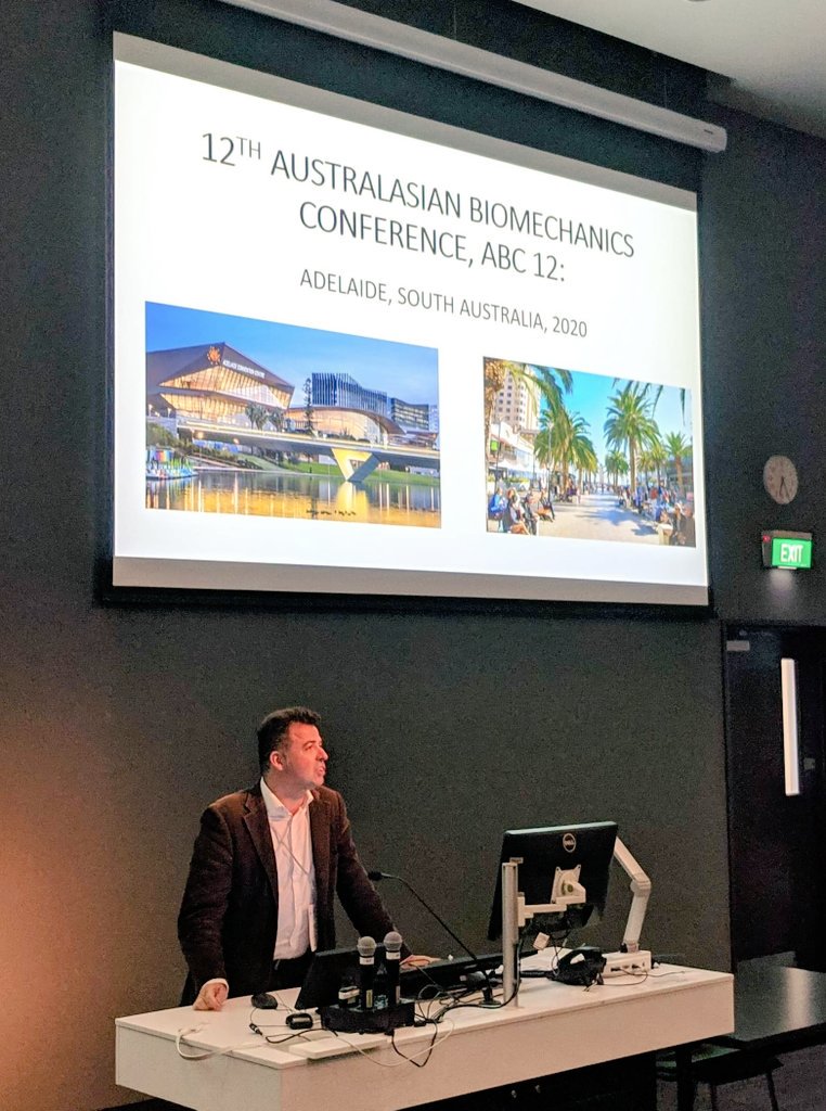 EgonPerilli's tweet image. Delighted to announce that the 12th biennial Australasian #biomechanics Conference #ABC12 will be held in Adelaide. Thanks Auckland and @ANZSB, see you in Adelaide in 2020! @domthewlis @ProfMarkTaylor @saulo_martelli @flindersmdri @COTR_Adelaide