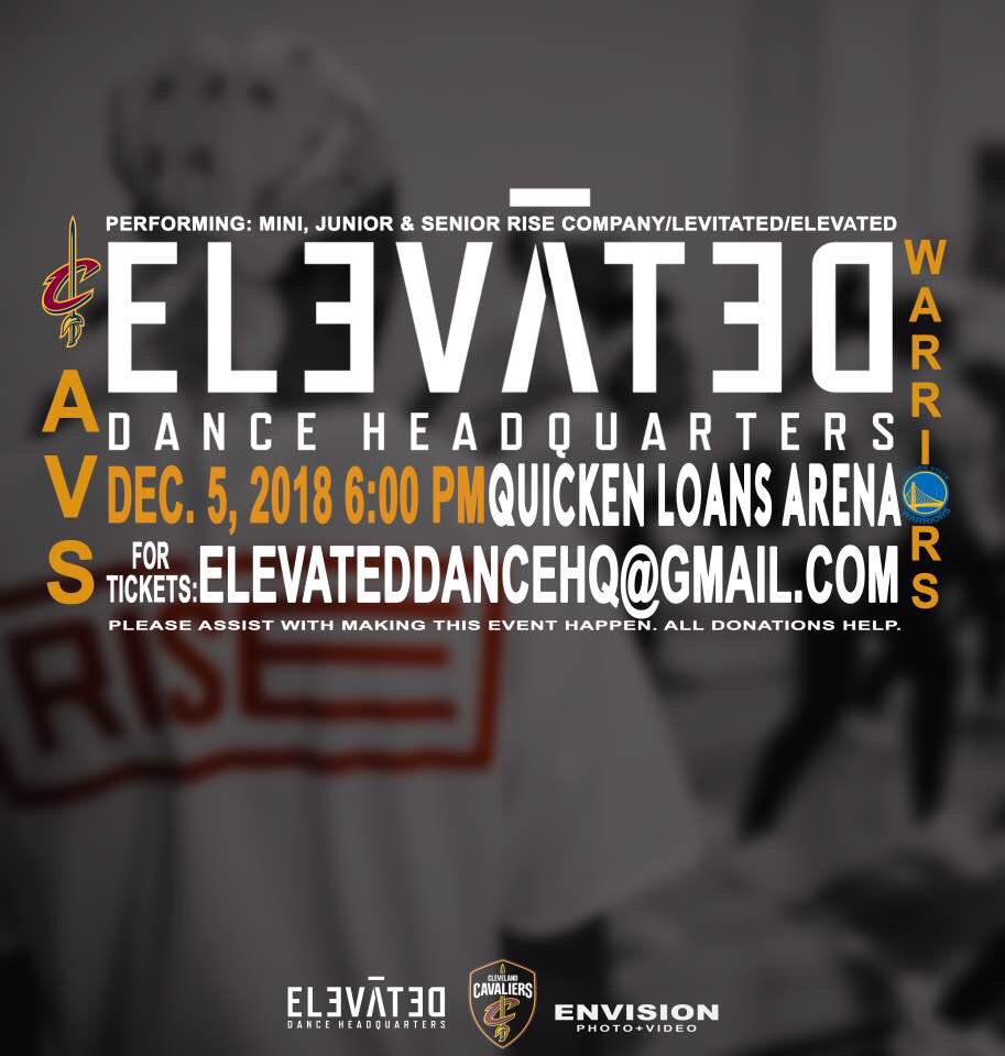 elevatedcrew_'s tweet photo. TONIGHT! Elevāted Dance HeadQuarters at the Quicken Loans Arena🔺 https://t.co/HvMcAj9aSP