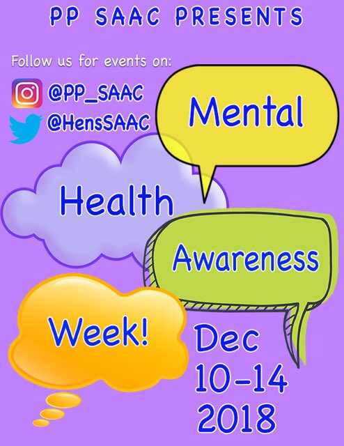 HensSAAC's tweet photo. Next week is Mental Health Awareness Week 🧠!!! Stay tuned for an announcement of the different events that SAAC will be putting on for each day next week to increase mental health awareness! 💜💜 #OneTeam #MentalHealth @Sagehens https://t.co/RSasSShbvl