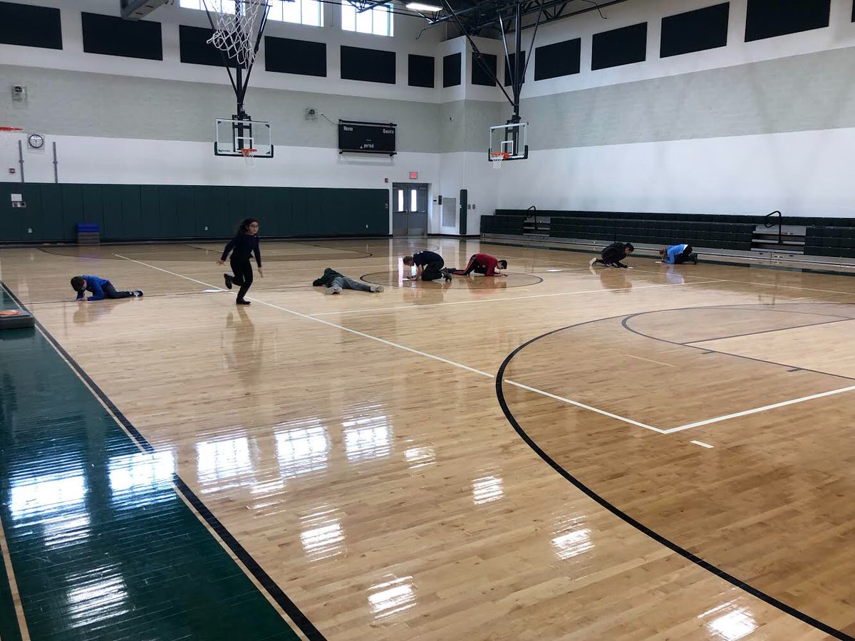 We took our math class to the gym today! The combination of a relay race and working collaboratively to solve word problems was a fan favorite. Thank you Wellness Department for allowing us to utilize the gym!