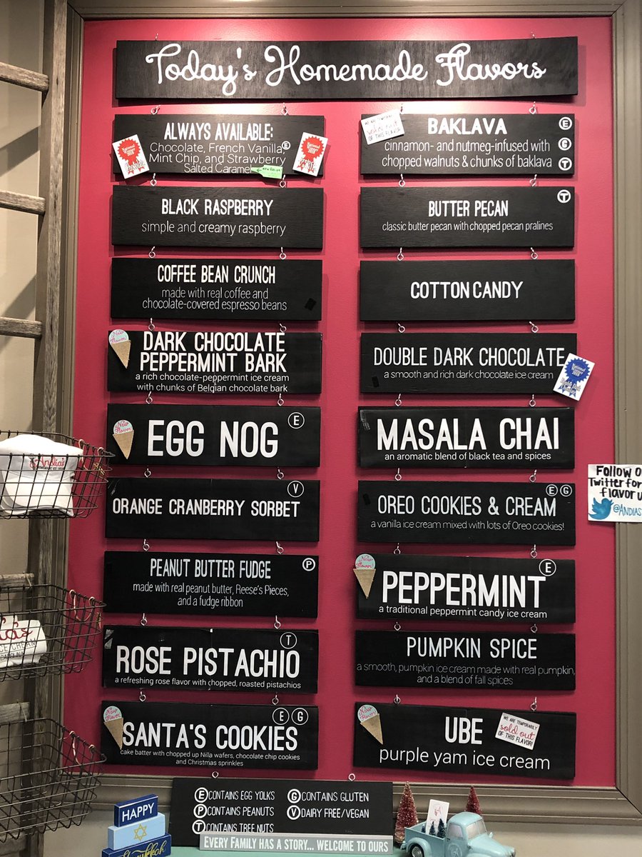 AndiasIceCream's tweet photo. Menu menu menu π₯° #TodaysBatch https://t.co/bNLYY8YGIe