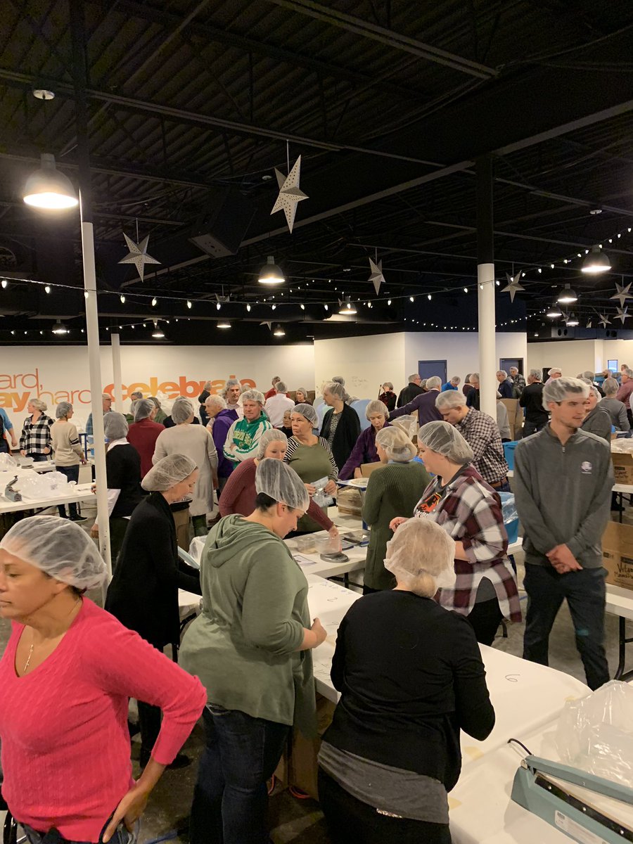 biworldwide's tweet photo. We are thrilled to have spent the day packing 163,296 meals for Feed My Starving Children. This brings our total meals packed to 2.74 million meals over the last 10 years! @fmsc_org #ItsNotAllAboutUs https://t.co/a7LVOR0Em0