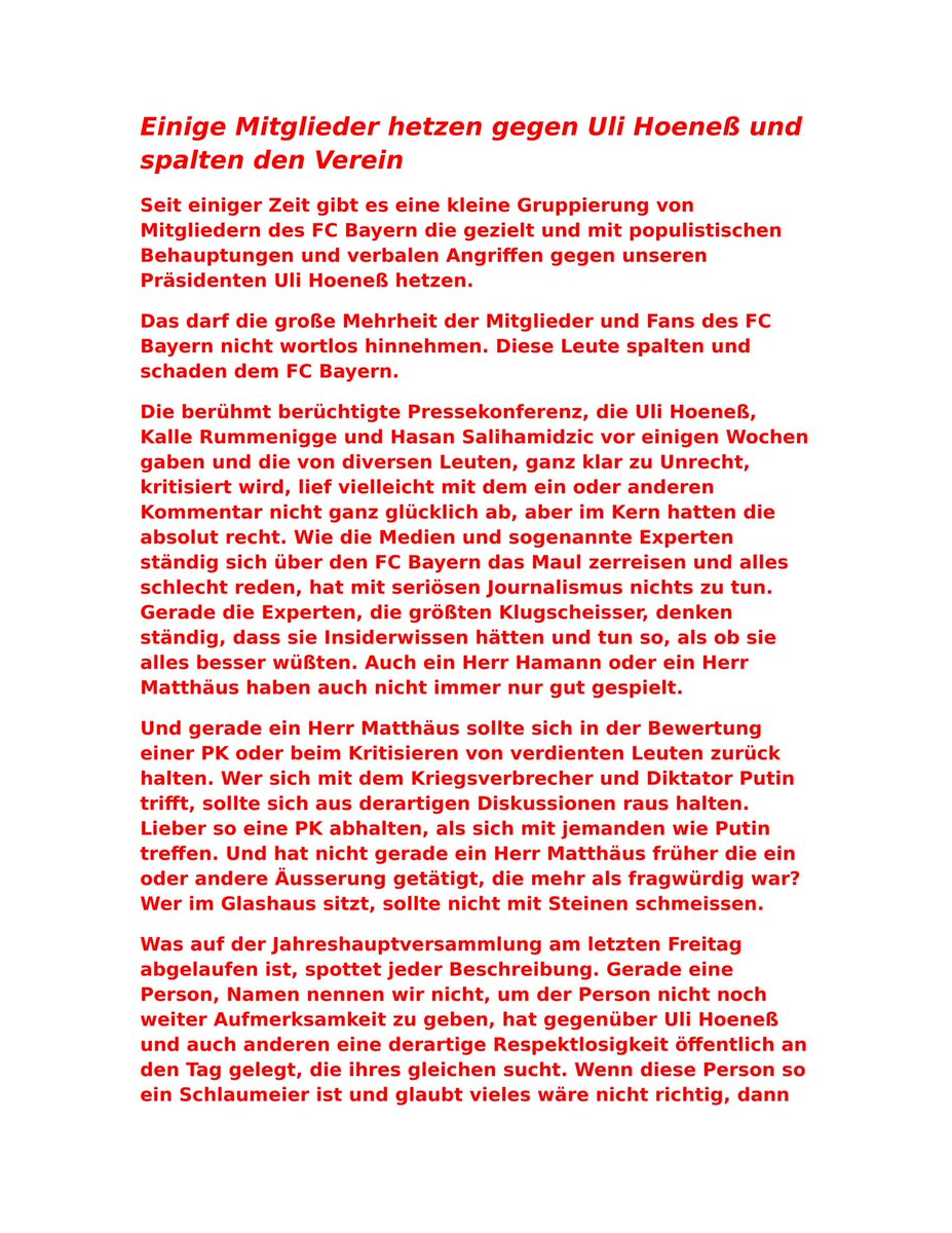 Stern Des Sudens On Twitter Diesen Offenen Brief Sollte Man Lesen Und Nicht Diese Anti Uli Hetze Sport1 Skysportde Skysportsnews Sky Uli Sky Torben Altobelli13 Https T Co A0ibl139vr