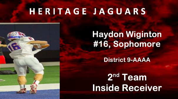 HeritageFtball's tweet photo. Congratulations to the following guys on their 2018 All District honors voted on by the Coaches of the schools in our District.

2nd Team Offense

#MISDProud
#WeAreHeritage https://t.co/4SsljQNjhJ
