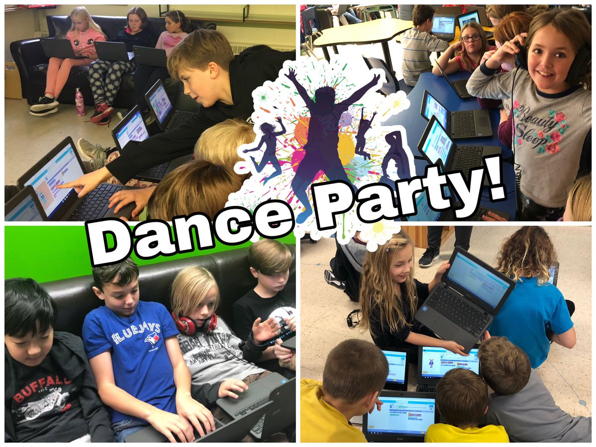 MrJonathanPratt's tweet image. Students @PalmerRapids_PS had such a blast coding their own ‘Dance Party’ with @codeorg! It was great to see so much excitement and engagement coding with their buddies and sharing their successes. #HourOfCode #RCDSBCodes