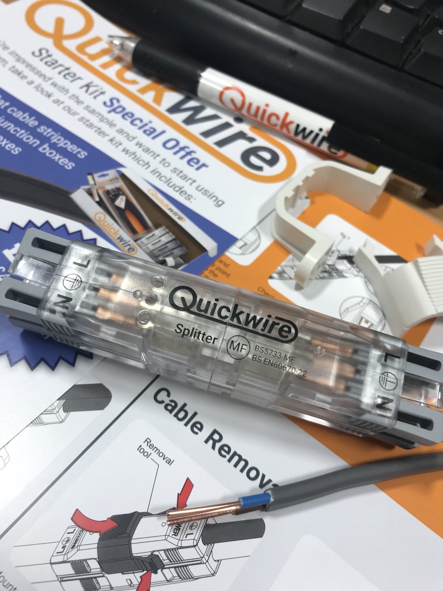 LCB_Electrical's tweet photo. Thanks @Quick_Wire for the sample pack! These new junction boxes are awesome! Looking forward to showing it to some students #junctionbox #quickwire #electricalinstallation #electrician https://t.co/DG19M2mfQE
