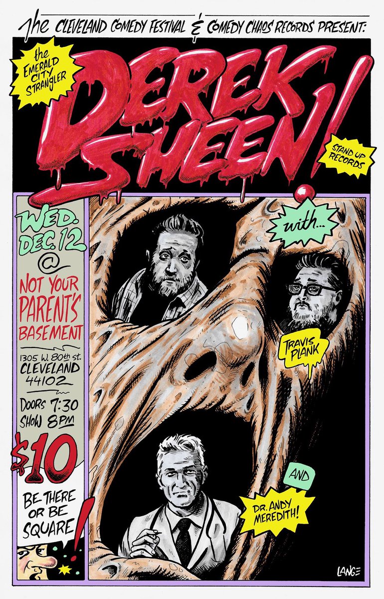 CLEcomedyfest's tweet photo. One week from tonight it’s @DerekSheen at #NotYourParentsBasement inside @78thStStudios our partnership with @SuperPinball 
Grab your tickets NOW!!
https://t.co/5bw1sxZWyr
#comedy #cleveland #thisiscle #thisisfunny #laughtilithurts https://t.co/D8xAc0RtQe