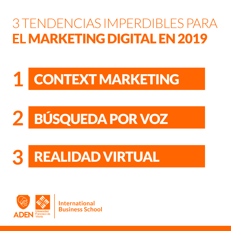 ufvaden's tweet photo. ¡Te invitamos a conocer 3 tendencias en el mundo del #MarketingDigital que en el 2019 deberás tener incorporadas en tu organización!

¿Quieres convertirte en un experto?► https://t.co/htt7lhef9c

#ufvaden #tendencias2019 #SEO #SEM #contextmarketing #realidadvirtual https://t.co/fkKLE3jDx3