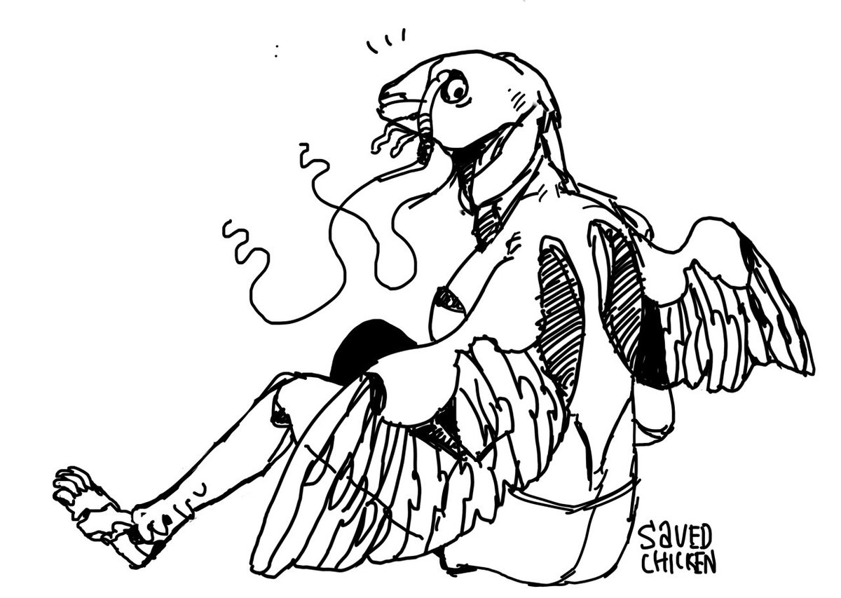 My earwig OC Tourist (previously Ross) with wings. All that time playing with wigs as a little kid and they never revealed those fancy little wings to me. #earworm #earwig #bugs #insects #entomology #illustration #oc 