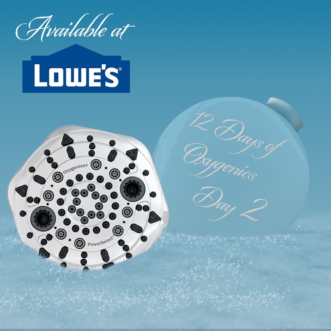 oxygenics's tweet photo. If your shower is your stocking, this would make a great stocking stuffer! The Oxygenics PowerSelect Fixed is small, but oh so mighty and will have all your guests singing carols in the shower! Head to our Facebook to enter! https://t.co/7dIVcEtf0O #12daysofoxygenics #PowerSelect https://t.co/cK2EHKPeGp