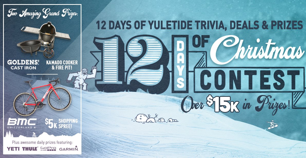 jacko726's tweet image. I just earned a bonus entry to @roadid’s 12 Days of Christmas Contest. And you can too ￼🎁 Score a @Ride_BMC shopping spree or gear from @GoldensCastIron  &amp;gt;&amp;gt; road.id/12Days 