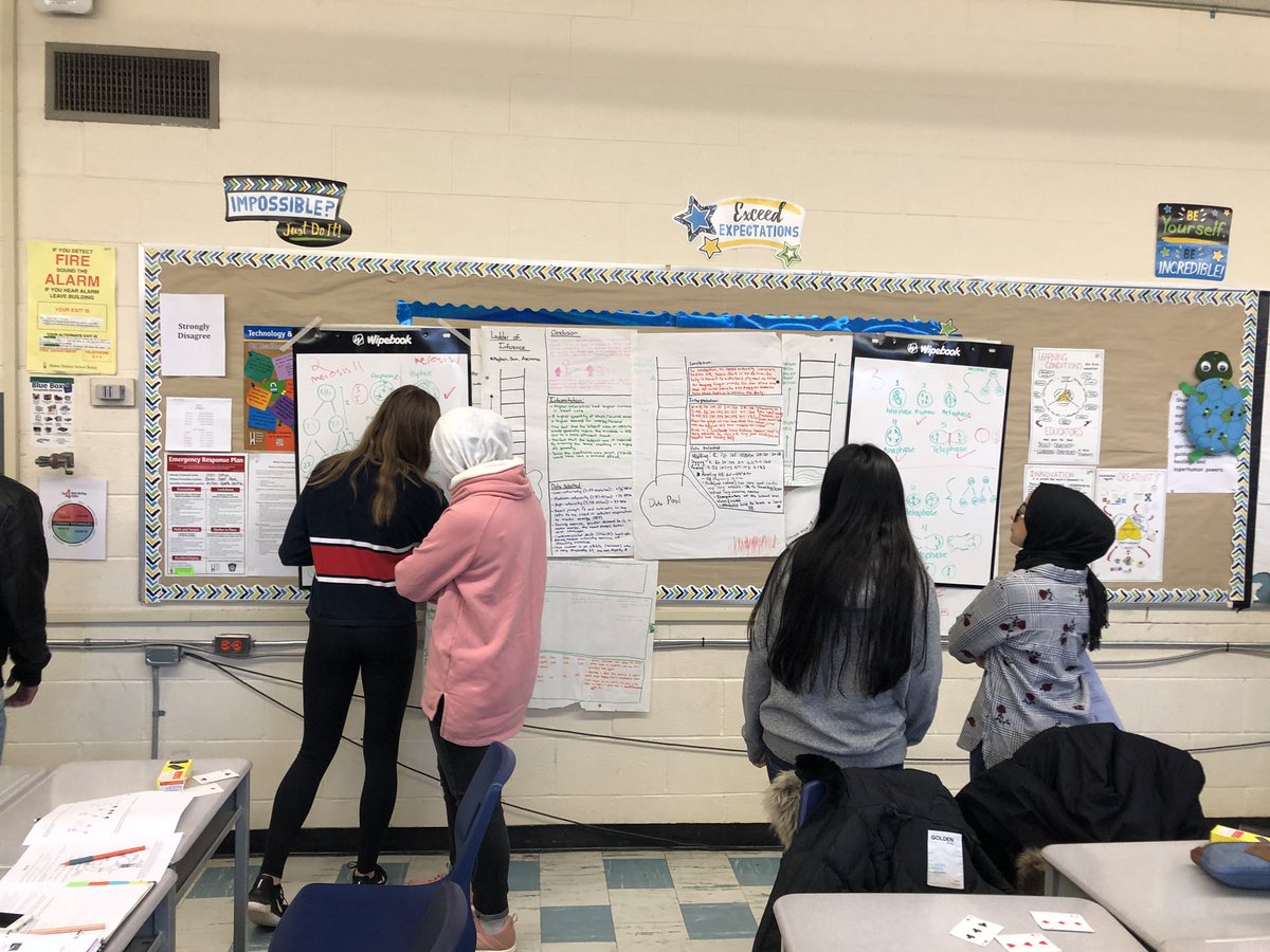 RivettHilary's tweet photo. Gr. 11 Bio Ss have been busy this week! We attempted and rocked a @thinkingclssrms to start our Genetics Unit learning about Meiosis.. you can see the day 1- problem and questions students were asked to solve in their groups on their @Wipebook! @MDHighSchool @HDSB_TheShift https://t.co/wqla4pC9RM