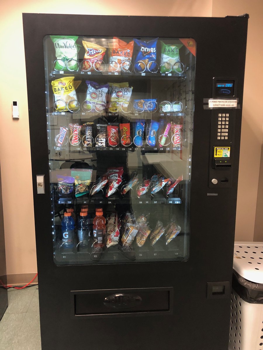 MyVirtualAcadem's tweet photo. Shout out to the vending machines and the employees that feed them. Throughout the year, they collect money to be donated to various organizations. November's #DoGoodFund went to Wounded Warriors. #GivingBack https://t.co/o0O8Jkf2aC