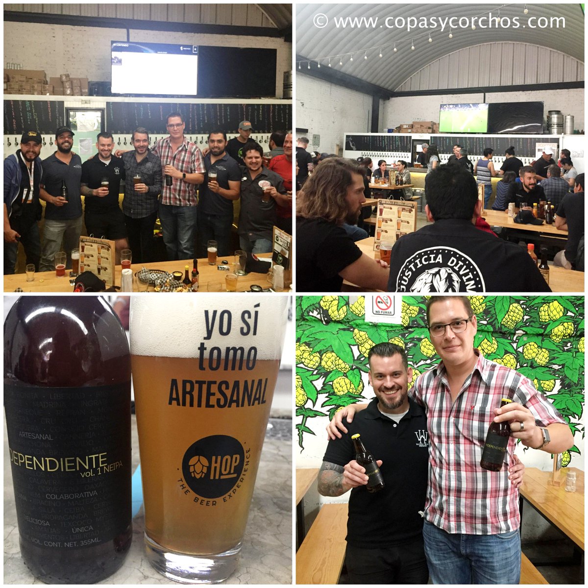 Cerveceros mexicanos colaboran para lanzar la cerveza INDEPENDIENTE Vol. 1 copasycorchos.com/2018/12/cervec…