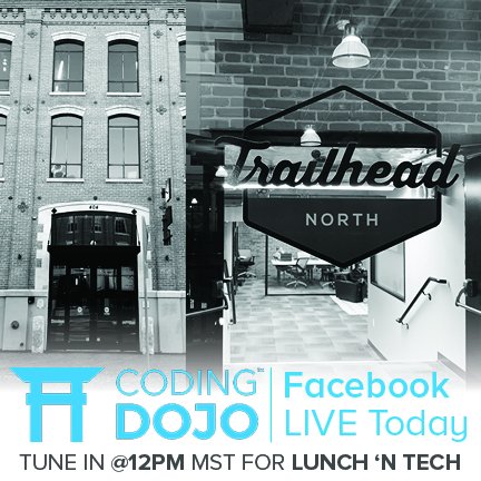 CodingDojoDotCo's tweet image. Coding Dojo is going LIVE for our #CSEdWeek Lunch 'N Tech in one hour!  Tune in to hear from leaders in the Boise Tech Industry, you won't want to miss it! @TrailheadBoise
#codingdojoboise #boisetechindustry #thisisboise