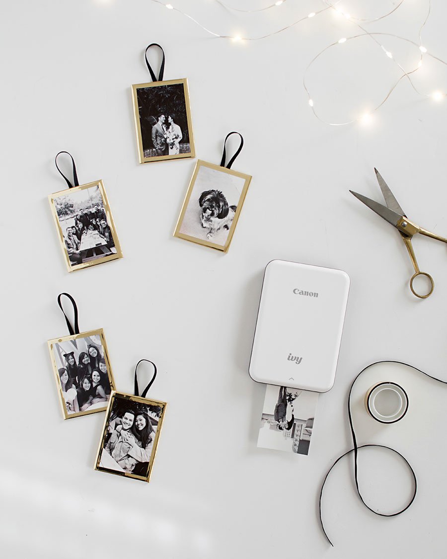 HomeyOhMy's tweet photo. Turned a handful of favorite photos into ornaments, made easy with the IVY Mini Photo Printer from @canonusaimaging.  Get the how-to on the blog! #craftywithcanon #ad: https://t.co/WBU9TMD5jx https://t.co/oj3ROqgHgv