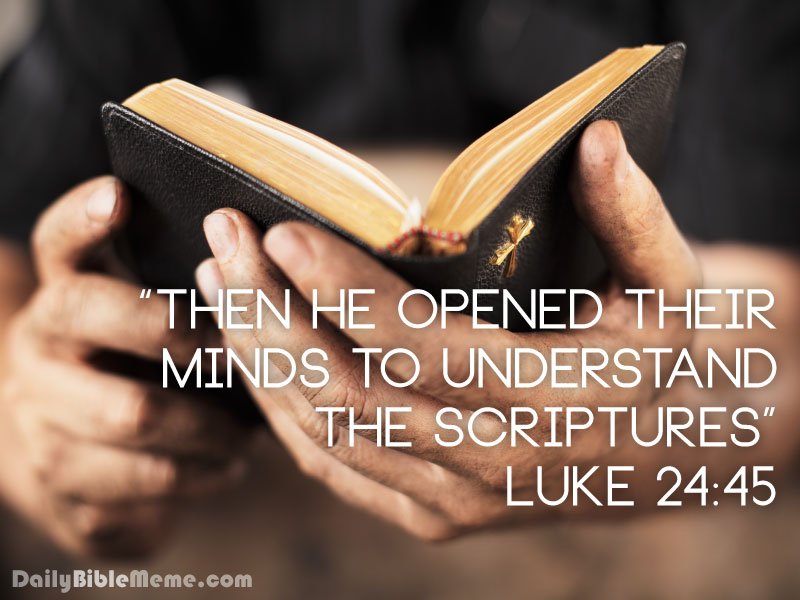 TowerViewKC's tweet image. What we all need every time we read Scripture: not just an open mind, but a Spirit-opened mind.
